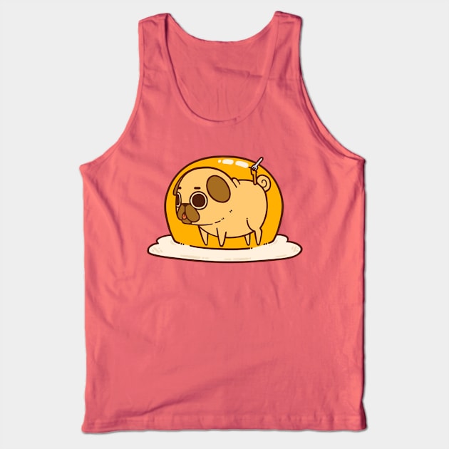 Egg Puglie Tank Top by Puglie Pug 